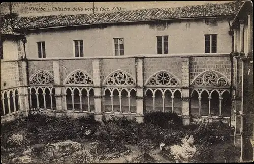 Ak Viterbo Lazio, Chiostro della verita, sec XIII