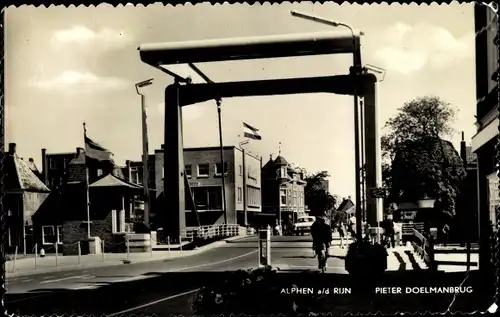 Ak Alphen aan den Rijn Südholland, Pieter Doelmanbrug