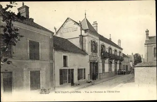 Ak Montigny sur Loing Seine et Marne, Vue de l'Annexe de l'Hôtel Frot