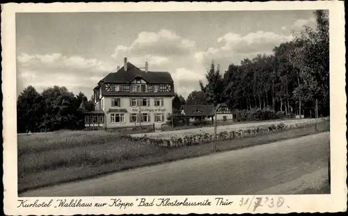 Ak Bad Klosterlausnitz in Thüringen, Kurhotel Waldhaus zur Köppe