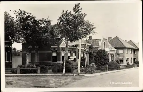 Ak Uithuizermeeden Groningen Niederlande, Straat