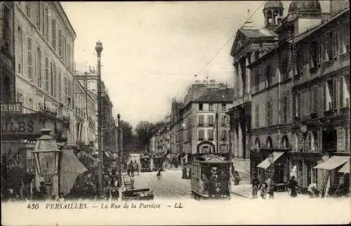 Ak Versailles Yvelines, La Rue de la Paroisse