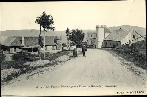 Ak Les Vosges Pittoresques, Route du Ballon la Jumenterie