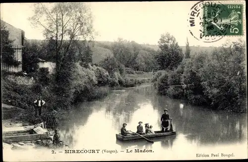 Ak Mirecourt Vosges, Le Madon