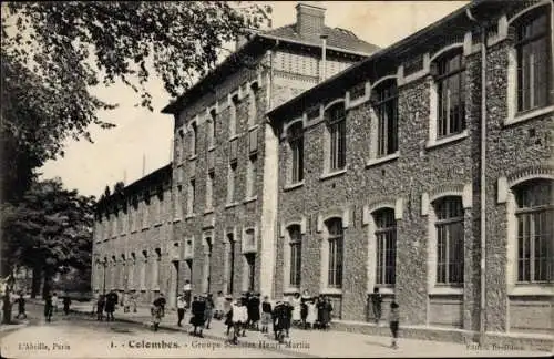 Ak Colombes Hauts de Seine, Groupe Scolaire Henri Martin