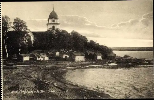 Ak Rättvik Schweden, Kyrkan och Stallarne