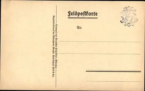 Künstler Ak Helft uns siegen, zeichnet Kriegsanleihe