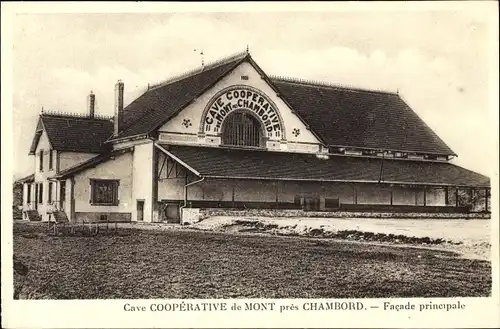 Ak Chambord Loir et Cher, Cave Cooperative de Mont, Facade principale
