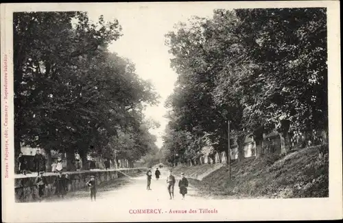 Ak Commercy Meuse, Avenue des Tilleuls