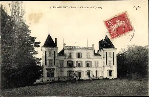 Ak Saint Laurent Cher, Chateau de L'Ormoy