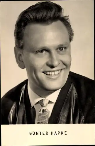 Ak Schauspieler Günter Hapke