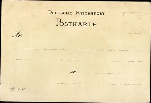 Litho Königstein an der Elbe Sächsische Schweiz, Festung, Lilienstein