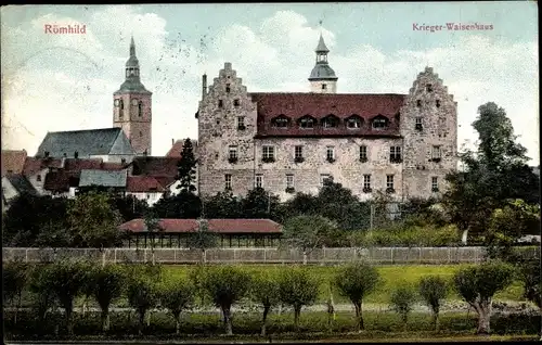 Ak Römhild in Thüringen, Kriegerwaisenhaus