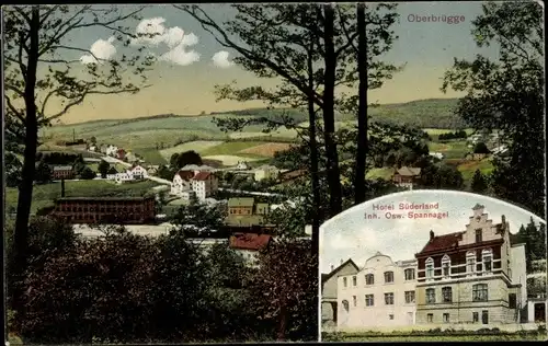 Ak Oberbrügge Hotel Süderland, Stadt Halver, Märkischer Kreis, Sauerland