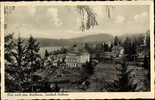 Ak Tambach Dietharz in Thüringen, Panorama vom Ort