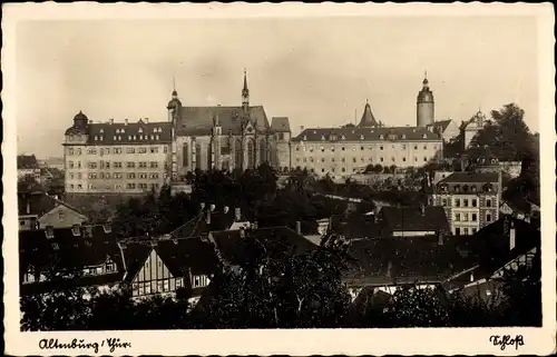 Ak Altenburg in Thüringen, Blick auf das Schloss und Umgebung