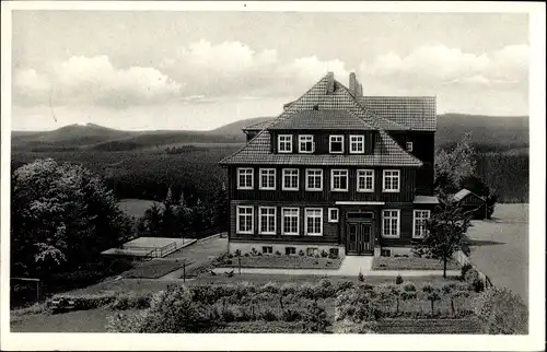 Ak Hohegeiß Braunlage im Oberharz, Finanzlehranstalt 