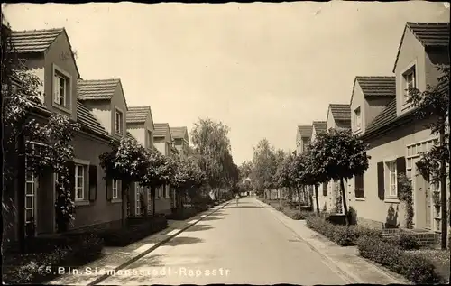 Foto Ak Berlin Spandau Siemensstadt, Rapsstraße, Reihenhäuser