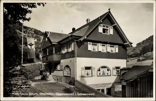 Ak Offenhöfen im Schwarzwald Ortenaukreis, Hans Sachs Schule