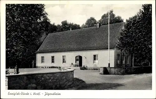 Ak Ennigloh Bünde im Kreis Herford, Jugendheim, Außenansicht