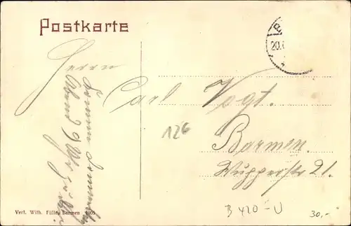 Ak Barmen Wuppertal in Nordrhein Westfalen, Bäckerei und Konditorei Ausstellung, 17-25. Juni 1905