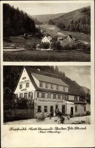 Ak Seewald Schernbach Baden Württemberg, Gasthof Kropfmühle