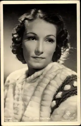 Ak Schauspielerin Brigitte Horney