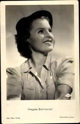 Ak Schauspielerin Magda Schneider