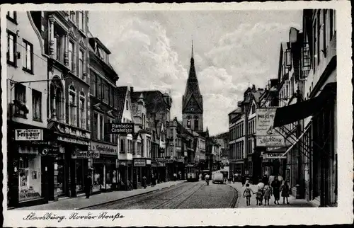 Ak Flensburg in Schleswig Holstein, Norderstraße, Kino Tonifilm, Geschäft