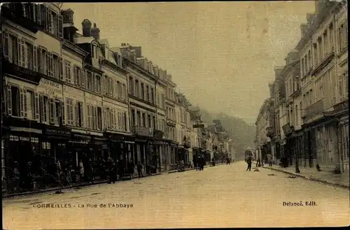 Ak Cormeilles Eure, Rue de L´Abbaye