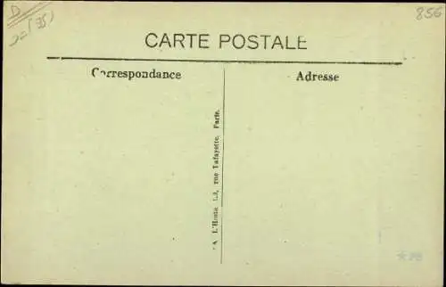 Ak Viarmes Val-d´Oise, Une Pensée de Viames, Jeu de Mots, quatre Pensées Fleurs