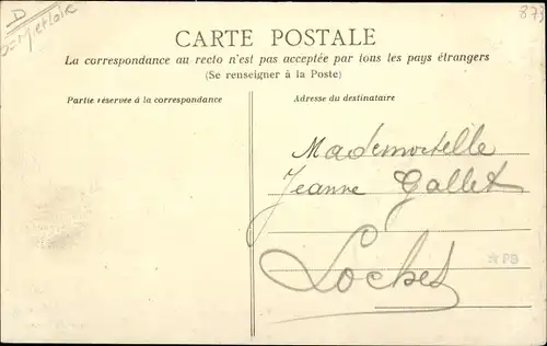 Ak Baugé Maine et Loire, entrée de Ville, Allée