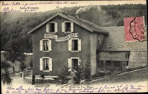 Ak Orbey Urbeis Elsass Haut Rhin, Hotel du Lac Blanc, Hotel Weisser See