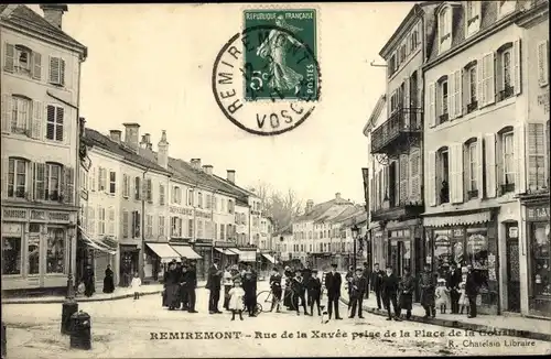 Ak Remiremont Lothringen Vosges, Rue de la Xavee prise de la Courtine