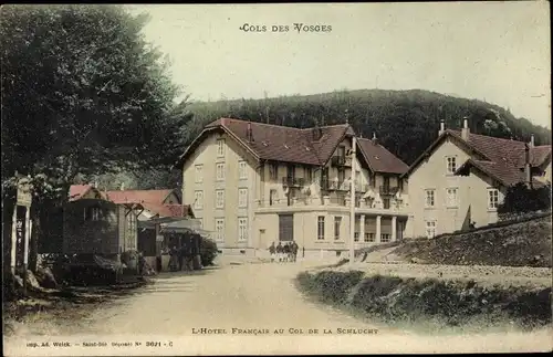 Ak Xonrupt Longemer Vosges, L'Hôtel francais au Col de la Schlucht