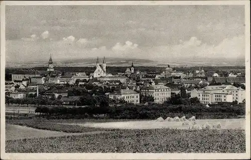 Ak Kroměříž Kremsier Reg. Zlin, Panoramablick auf die Stadt