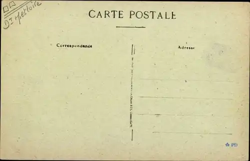 Ak Chemillé Maine et Loire, Rue Nationale, vue d'oiseau