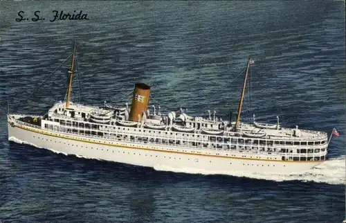Ak Dampfer Florida, Nassau Klasse, P&O Steamship Company