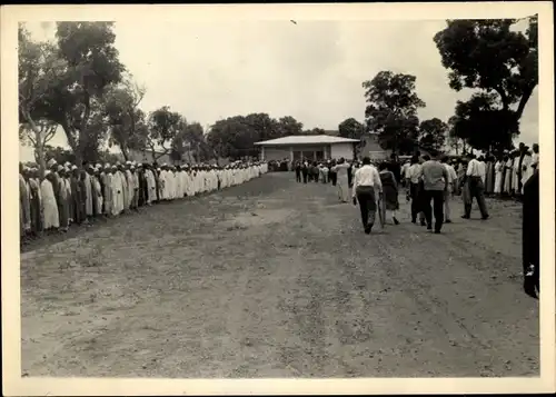 Foto Ak Kindia Guinea, Défilé