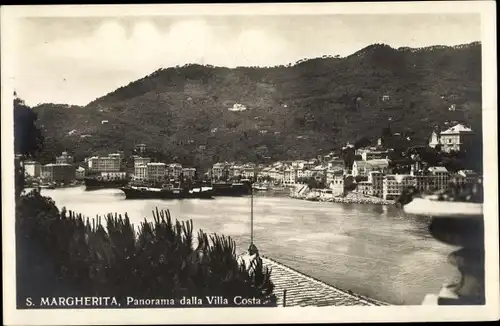 Ak Santa Margherita Liguria, Panorama dalla Villa Costa