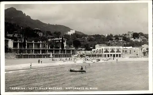 Ak Taormina Sicilia, Hotel Villa Mazzaro, Strand