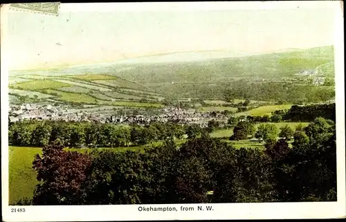 Ak Okehampton South West England, Panorama, from North West