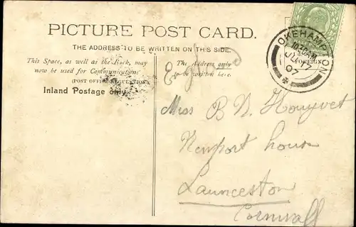 Ak Okehampton South West England, Panorama, from North West