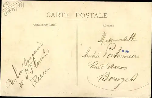 Ak Saint-Florent-sur-Cher Cher, Le Viaduc