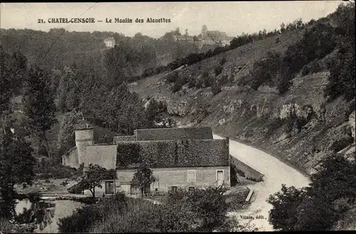Ak Chatel Censoir Yonne, Le Moulin des Alouettes