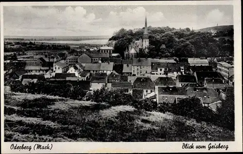 Ak Oderberg in der Mark, Panorama vom Geisberg