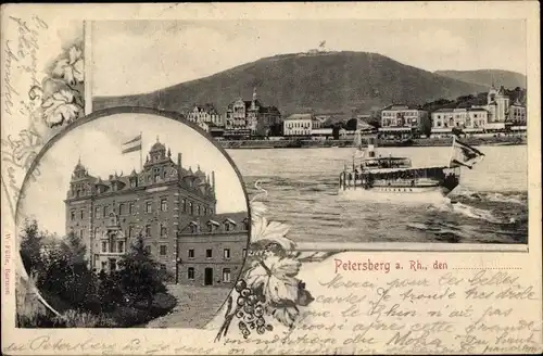 Ak Königswinter am Rhein, Hotel auf dem Petersberg, Inh. Ww. Pet. Jos. Nelles