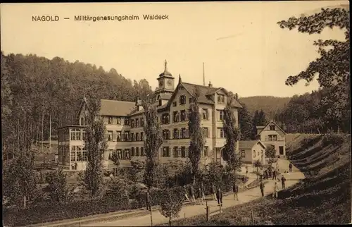 Ak Nagold Baden Württemberg, Militärgenesungsheim Waldeck