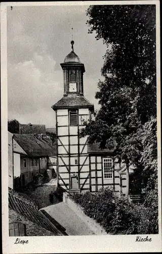 Ak Liepe an der Oder Kreis Barnim, Kirche