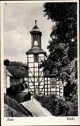 Ak Liepe an der Oder Kreis Barnim, Kirche